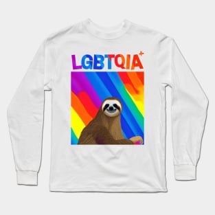 Sloth LGBTQIA+ Long Sleeve T-Shirt